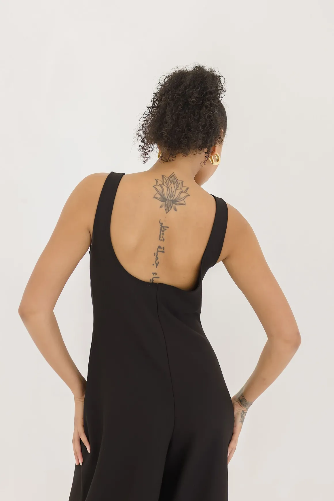 Armina Sleeveless Wide Leg Jumpsuit Black