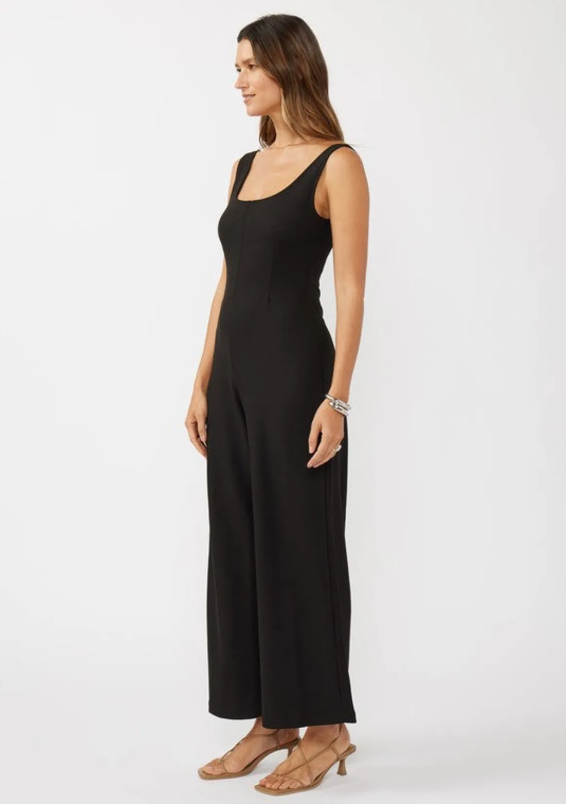 Armina Sleeveless Wide Leg Jumpsuit Black
