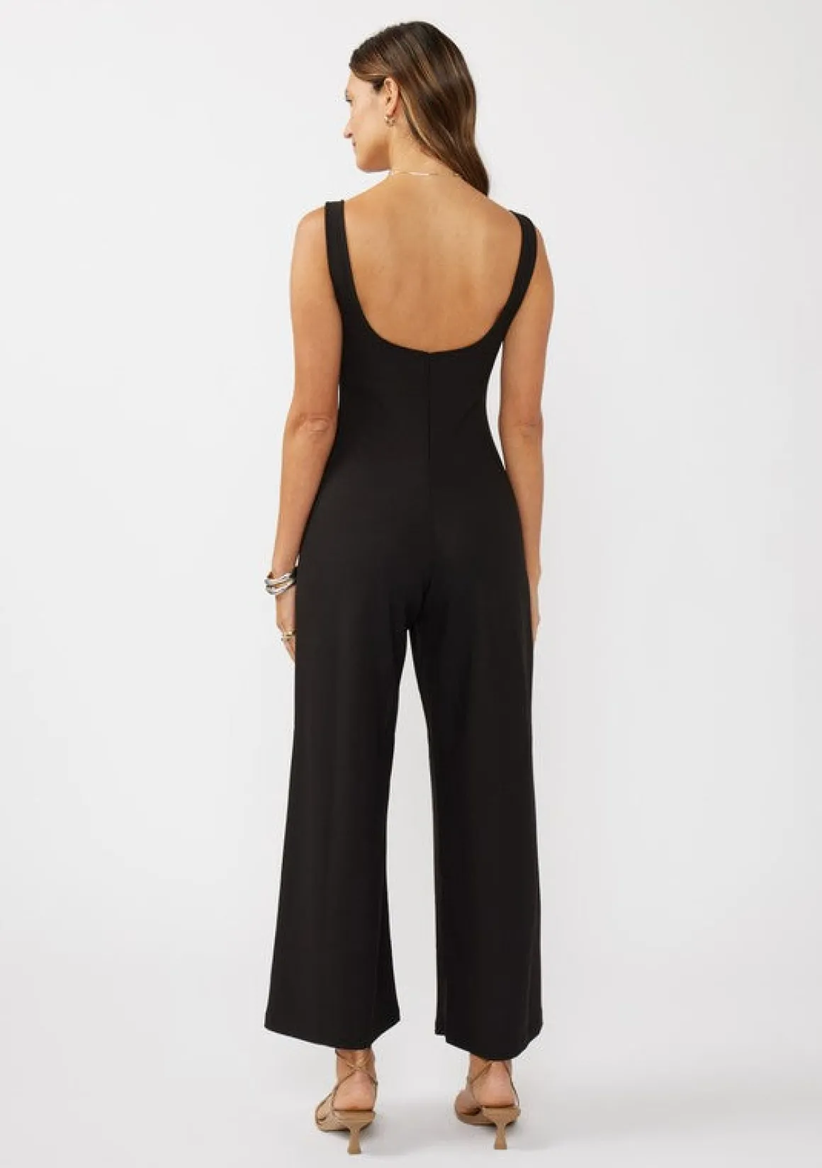 Armina Sleeveless Wide Leg Jumpsuit Black