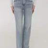 Ava High Rise Wide Leg Jeans Light Wash