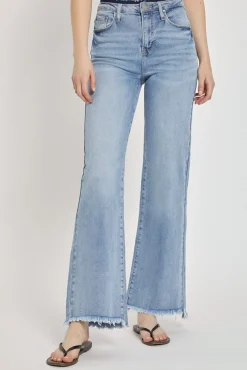 Ava High Rise Wide Leg Jeans Light Wash