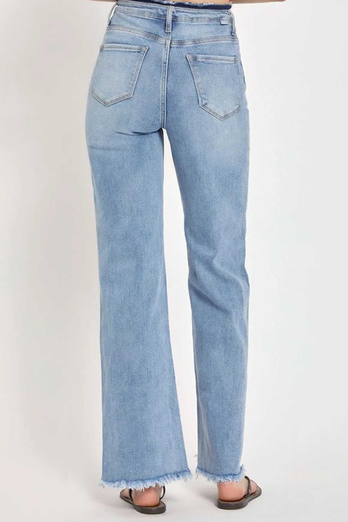 Ava High Rise Wide Leg Jeans Light Wash
