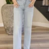 Avery High Rise Wide Leg Jeans Light Wash