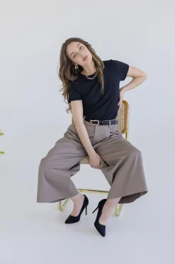Bailey Short Sleeve Top Black