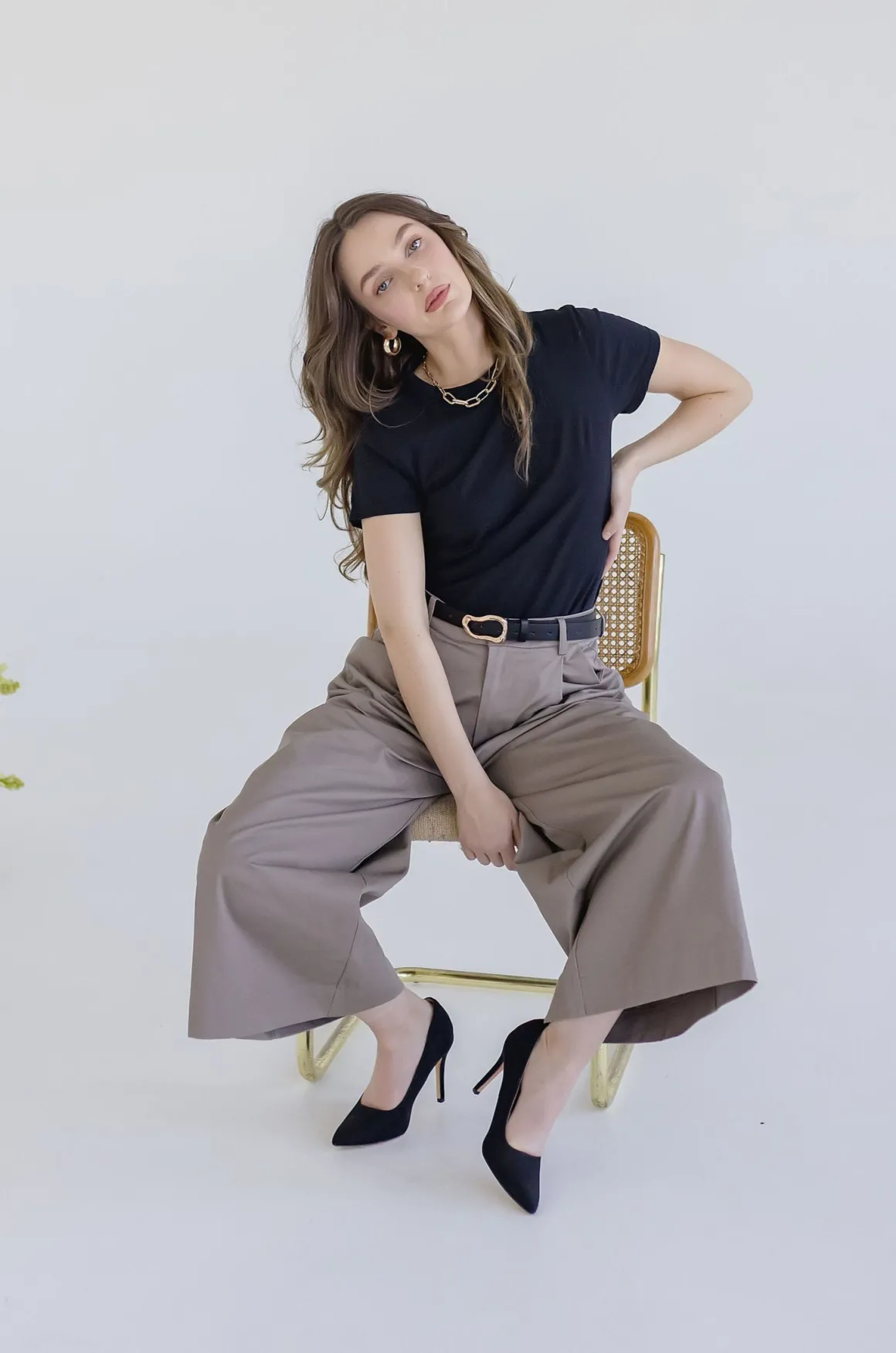 Bailey Short Sleeve Top Black