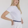 Bailey Short Sleeve Top White