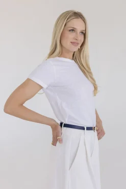 Bailey Short Sleeve Top White