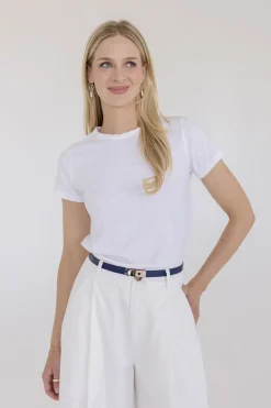 Bailey Short Sleeve Top White