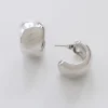 Betty Chunky Hoop Earrings Silver