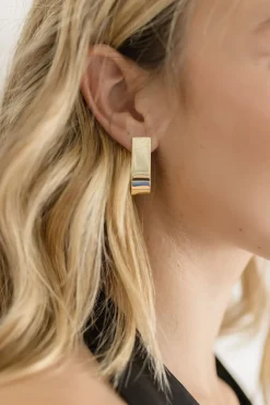 Britta J Hoop Earrings Gold
