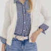 Cadence Long Sleeve Button Down Cardigan Nude