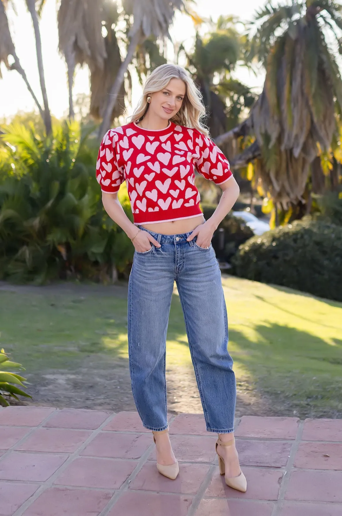 Carla High Rise Barrel Jeans Medium Wash