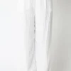 Danica High Waist Woven Wide Leg Pants White