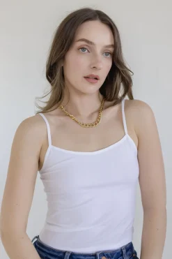 Davina Bulky Chain Link Necklace Gold
