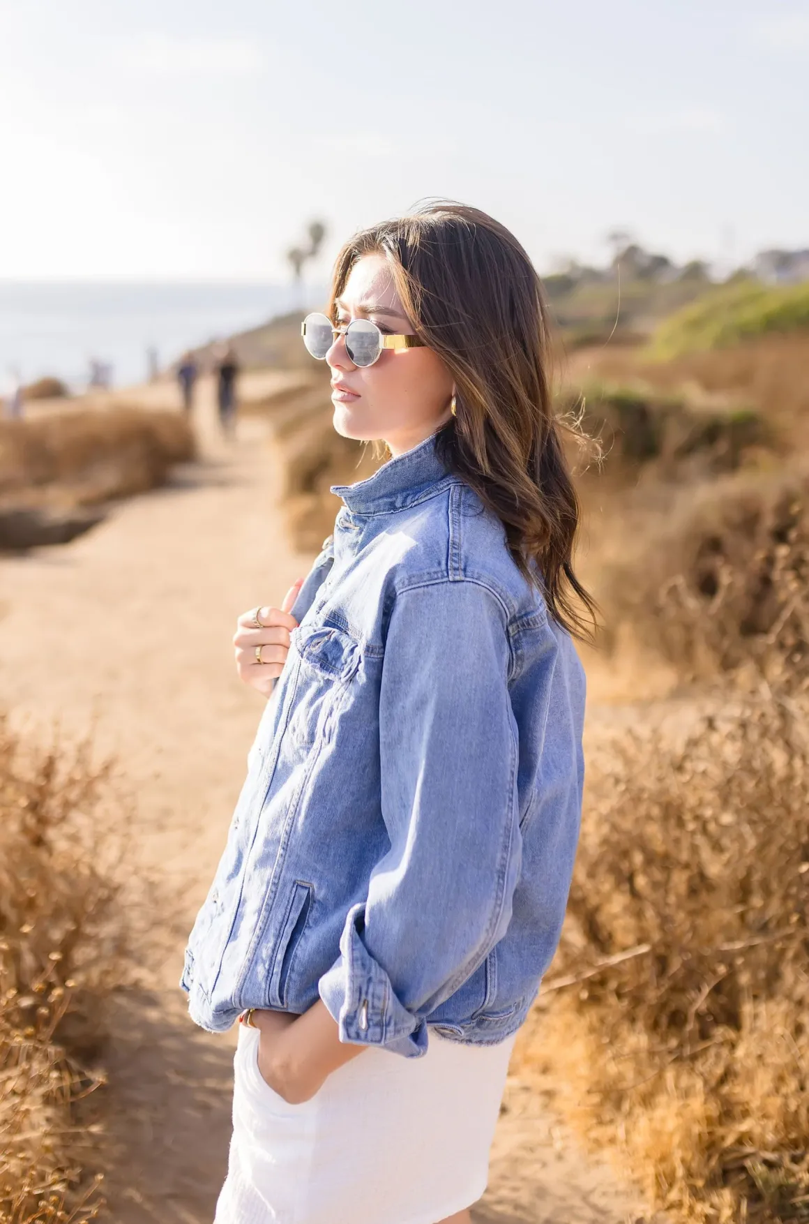 Dominique Denim Jacket Medium Wash
