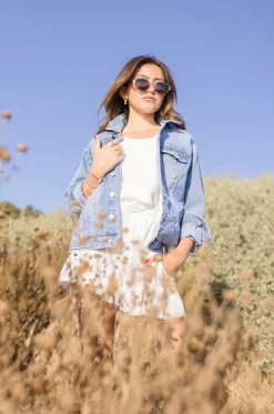 Dominique Denim Jacket Medium Wash