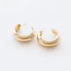 Jenna Chunky Hoop Earrings Gold