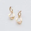 Joni Twisted Teardrop Earrings Gold