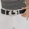 Katie Hammered Oval Buckle Belt Silver