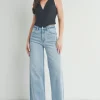 Lilly High Rise Wide Leg Jeans Light Wash