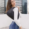 Mandi Faux Leather Woven Handbag Black