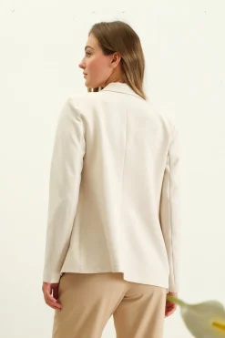 Marie Double Breasted Blazer Khaki