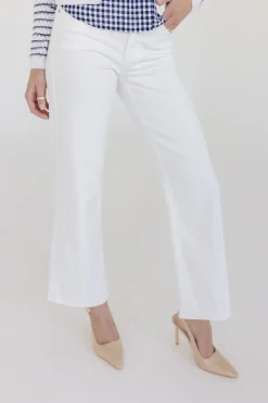 Molly High Rise Straight Leg Jeans White
