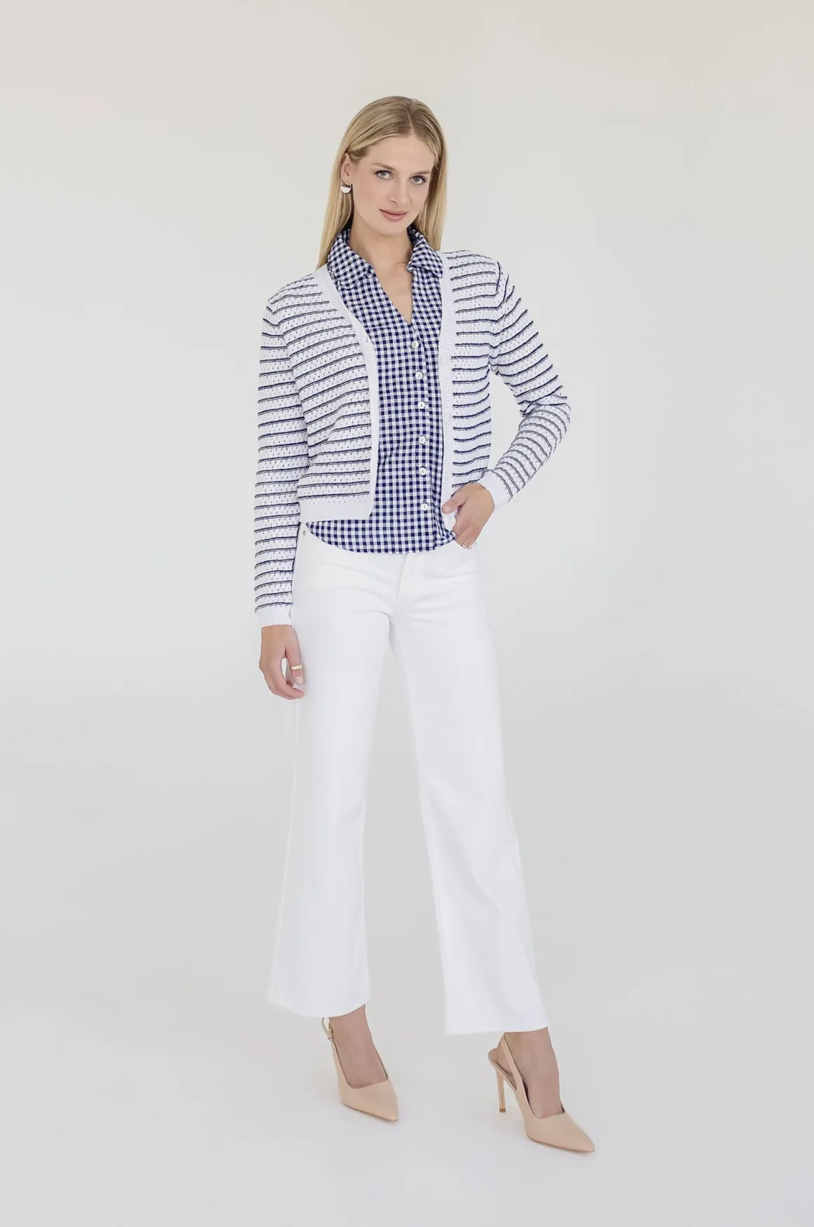 Molly High Rise Straight Leg Jeans White