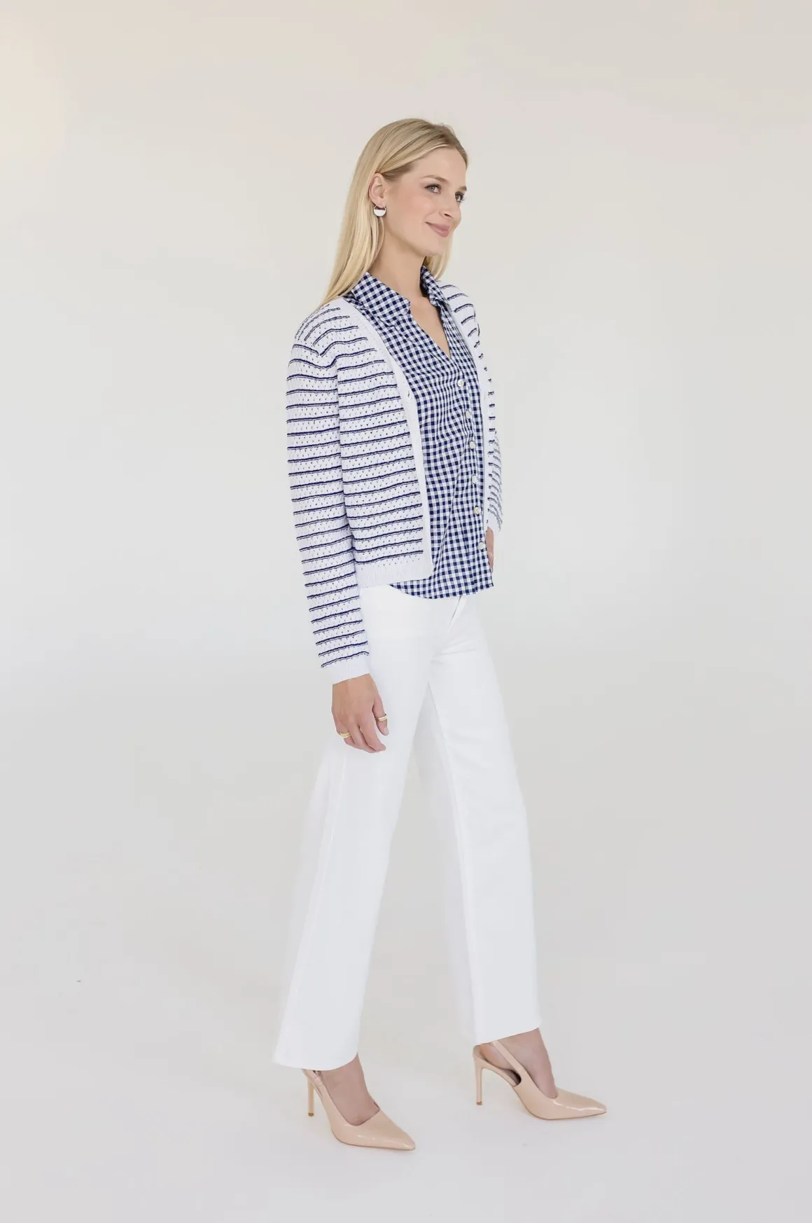 Molly High Rise Straight Leg Jeans White