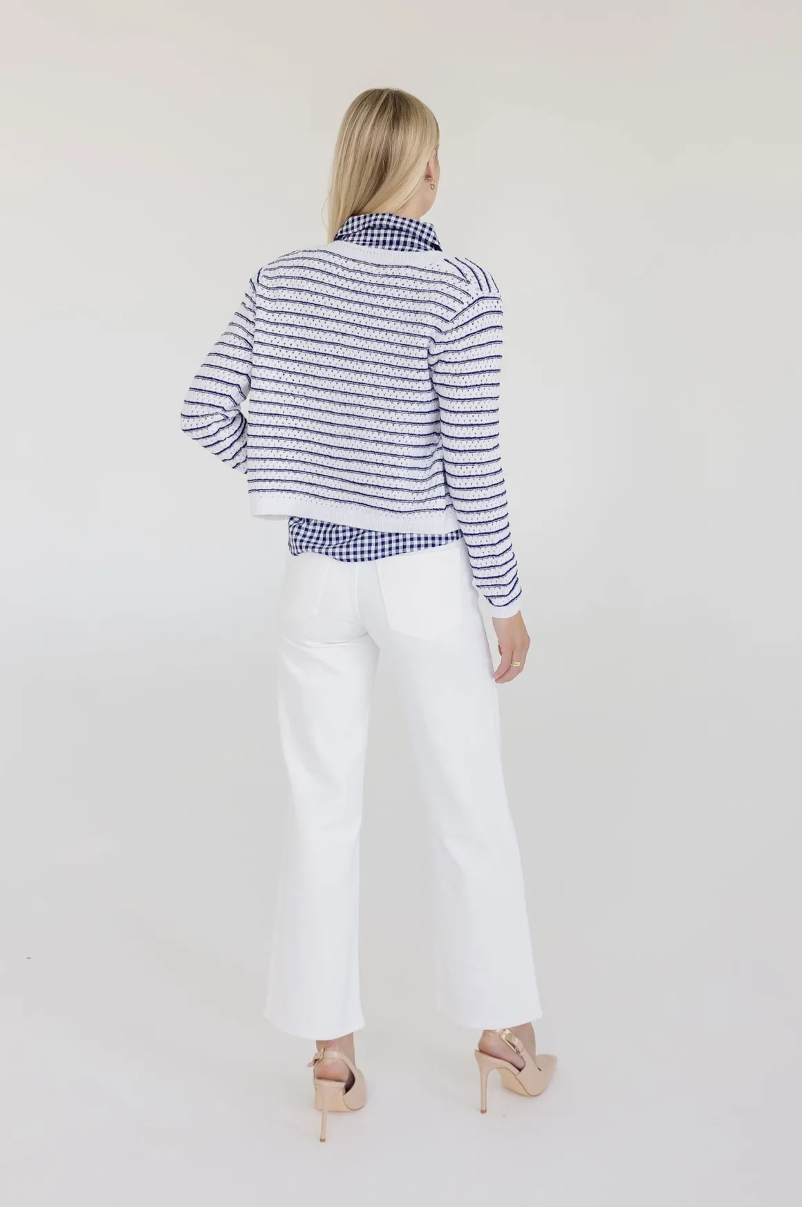 Molly High Rise Straight Leg Jeans White