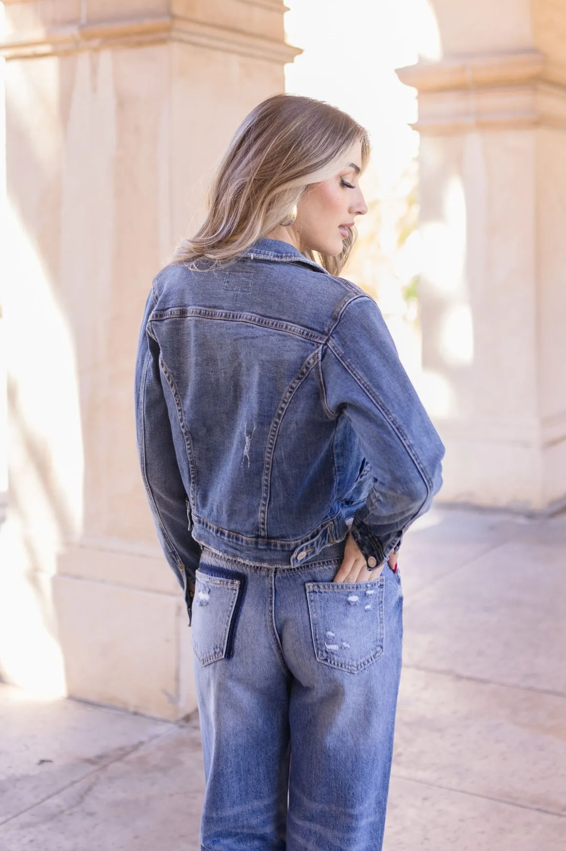 Rue Denim Jacket Medium Wash