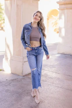 Rue Denim Jacket Medium Wash