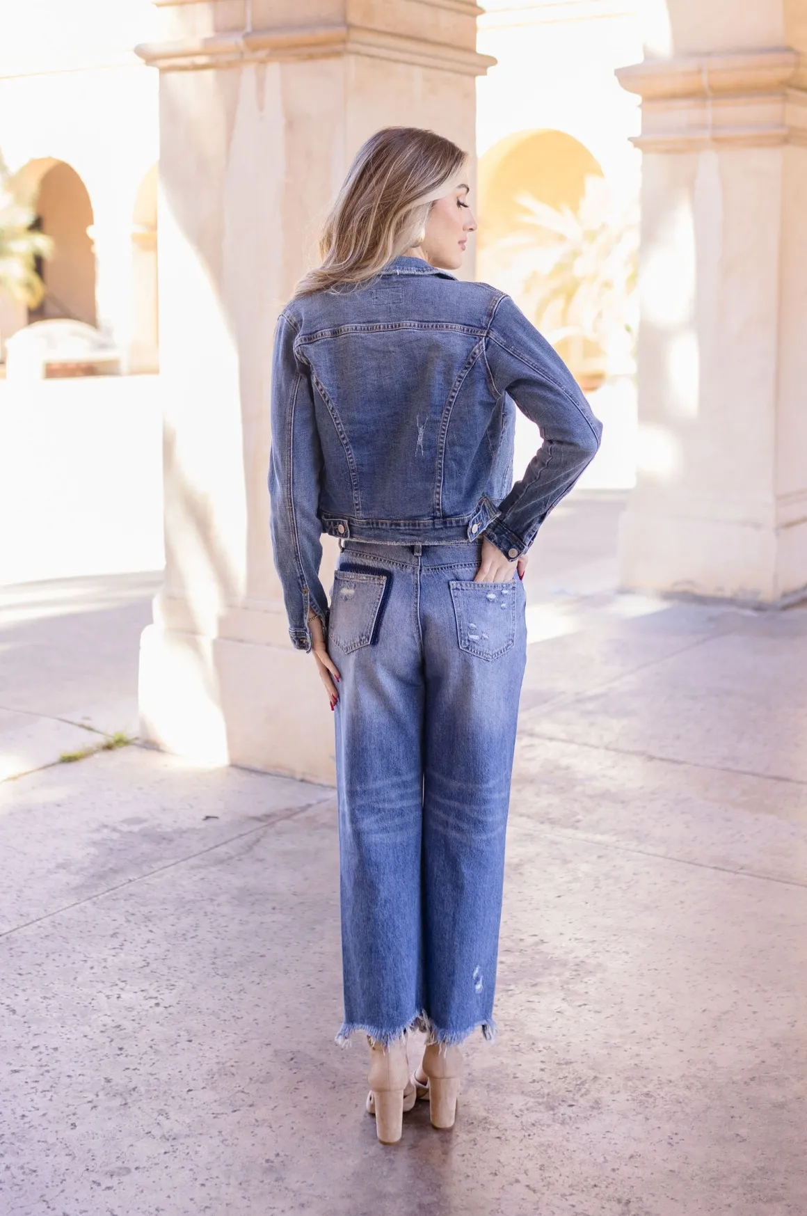 Rue Denim Jacket Medium Wash