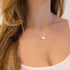 Sienna Heart Pendant Necklace Gold