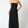 Waitlist 4/20 ♥ Ari Sleeveless Linen Maxi Dress Black